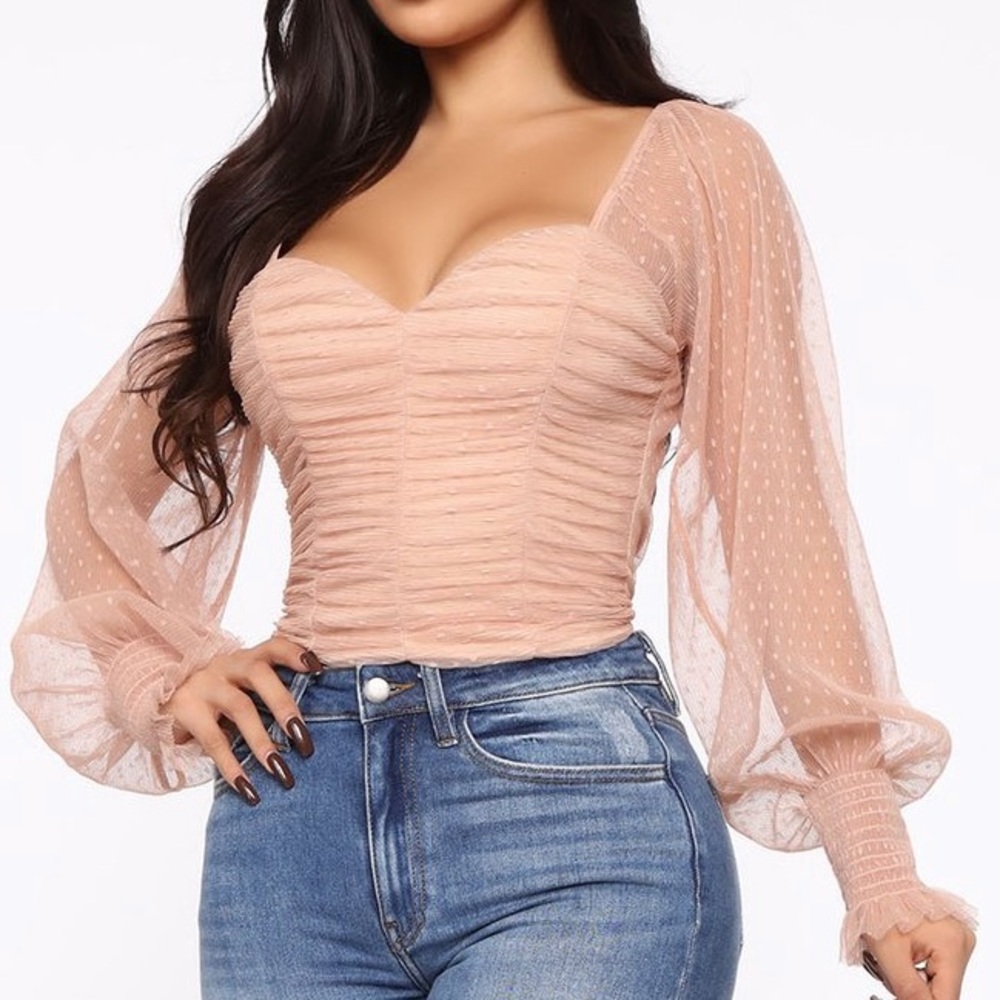Fashion Nova Ruffled Top